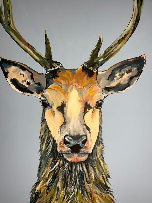 Moss the Buck Original Painting